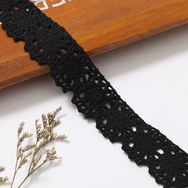 Factory direct supply of new woven sofas, curtains, tablecloths, hollowed-out lace, clothing and hat accessories, cotton thread accessories wholesale pic 9