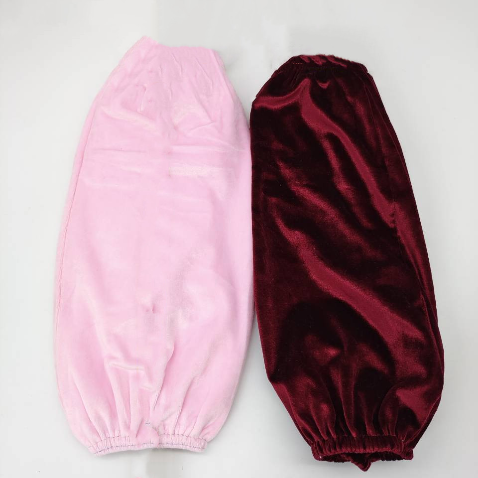 Plush fabric sleeves for adults, long sleeves, clean cuffs, cleaning, labor protection, household chores, stain-resistant and dirt-resistant fashion covers wholesale pic 13