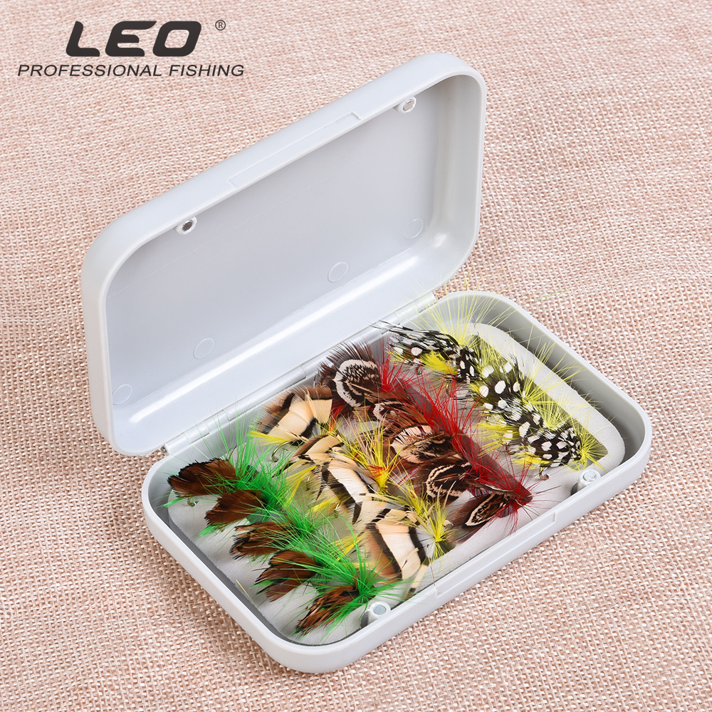 Leou 27955 multi-color mixed fly hook, butterfly imitation and bionic lure fishing hook, hardware fishing equipment premium pic 14