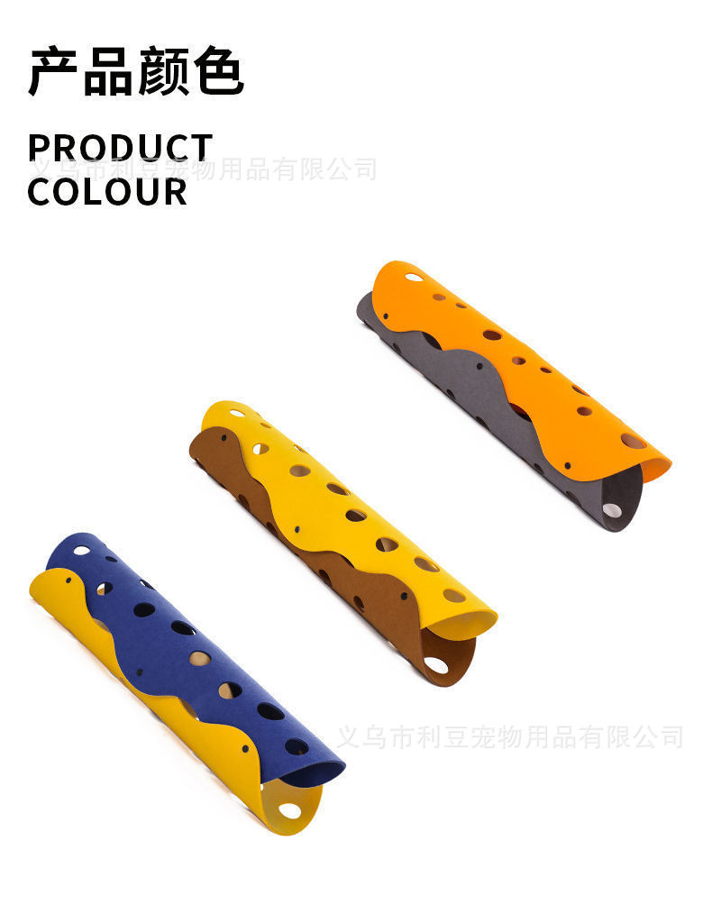 创意宠物用品DIY毛毡猫咪隧道拼接混色树洞滚地龙猫窝跨境爆款详情2