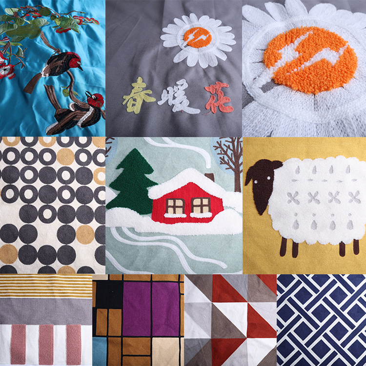 Cross-stitch handmade fabric available in multiple sizes such as 14CT and 11CT, and can be cut. Factory direct sales and wholesale of polyester-cotton and pure cotton pic 4