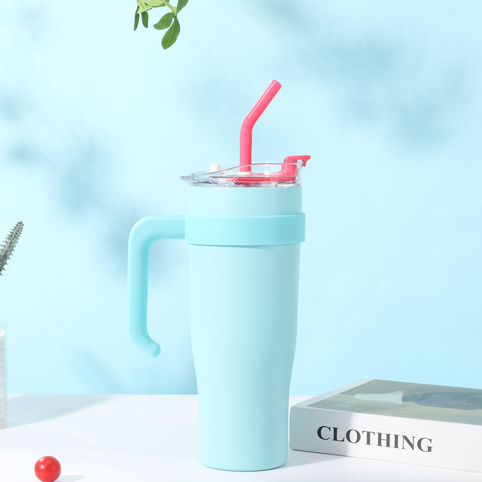 40oz giant insulated cup, 304 stainless steel ice king cup, car insulated cup, outdoor portable, large capacity, high appearance pic 4