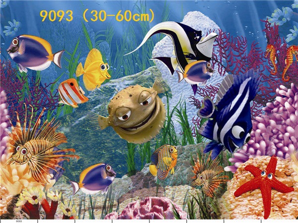 60cm double-sided thick fish tank background painting aquarium decoration background painting can be customized for multiple types of aquariums pic 20