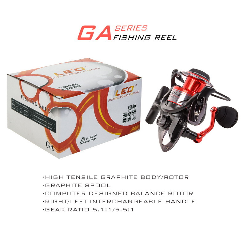 28098 LEO/ LeOU [GA Series Metal Spinning Wheel Fishing Gear] Metal rocker arm Aluminum alloy line cup fishing gear pic 14