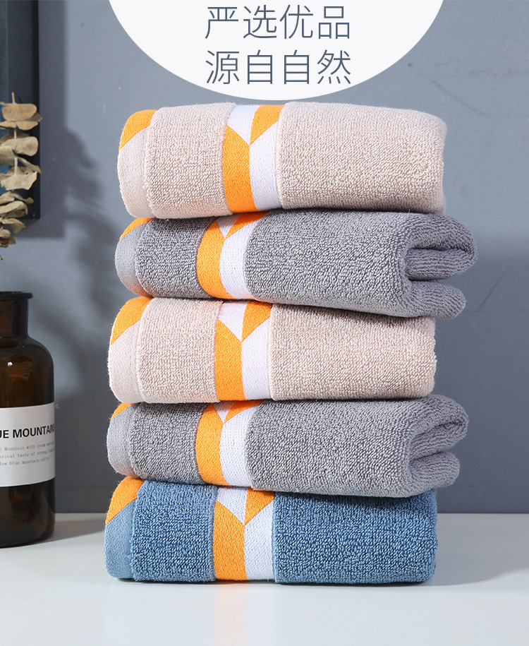 Pure cotton towels, household face towels, adult daily necessities, face towels, thickened absorbent gifts, wholesale, embroidered logo pic 11