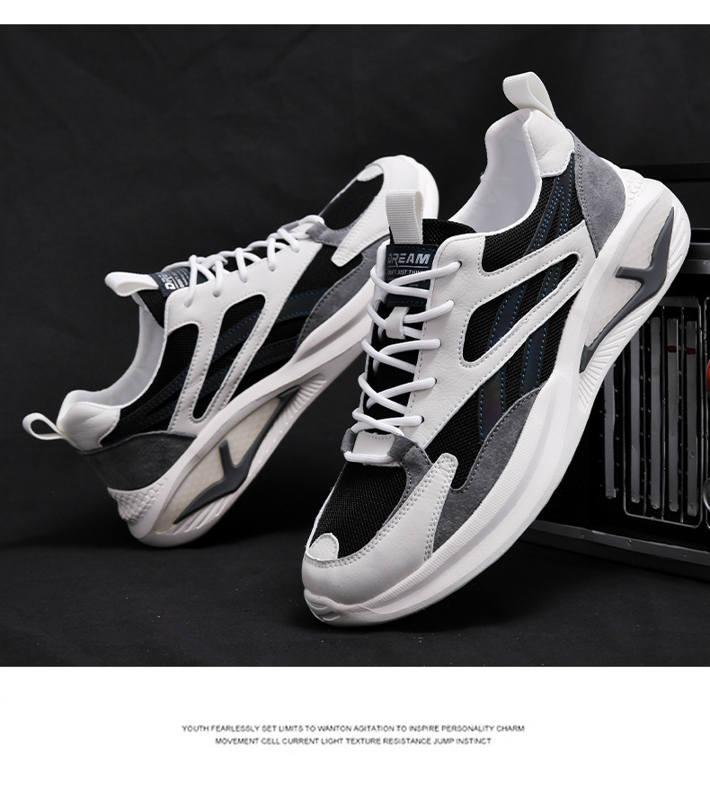 2022春季新款老爹鞋青春潮流男鞋子时尚休闲运动鞋跨境批发男鞋详情13