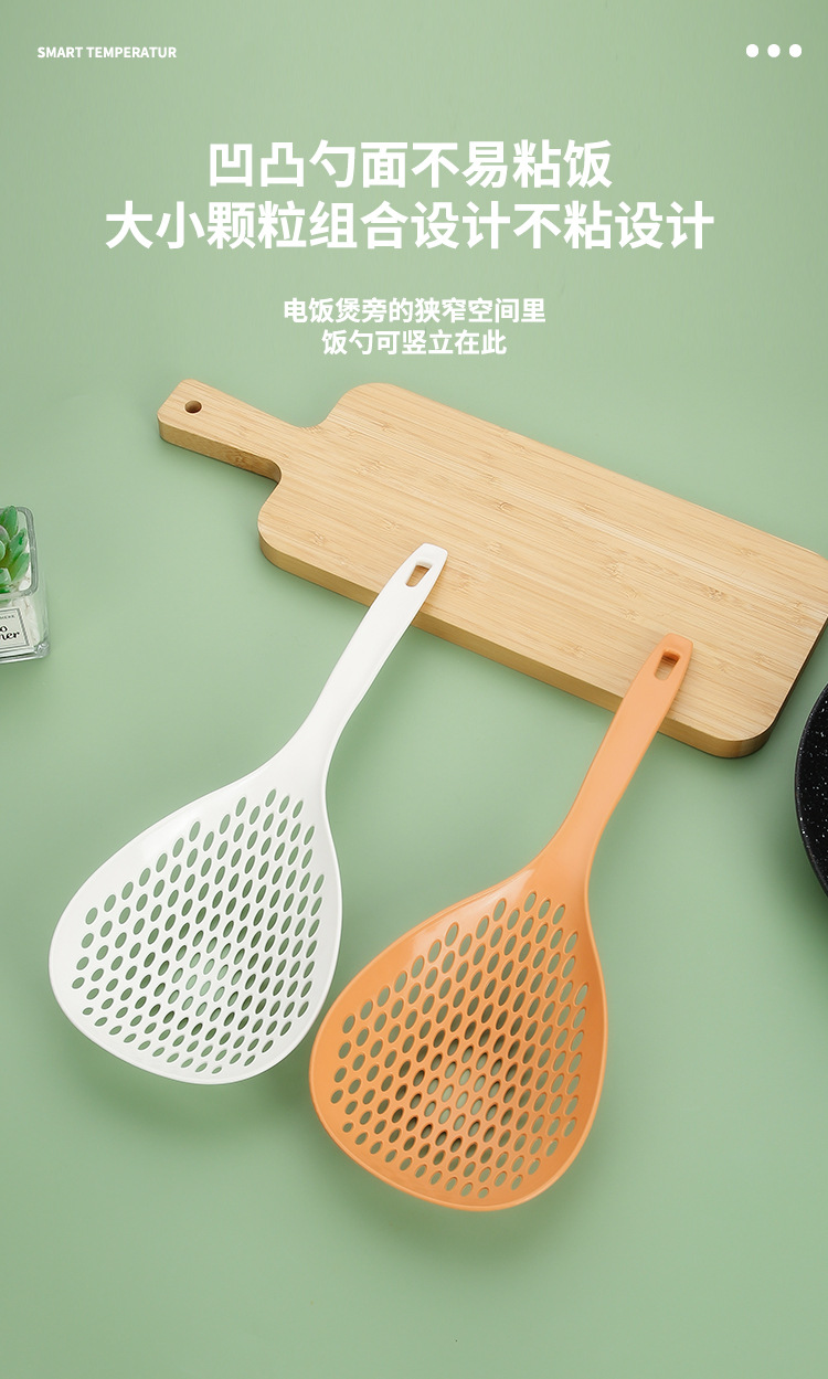 High-temperature resistant large strainer, household kitchen long handle filter screen spoon for scooping dumplings, strainer for scooping noodles, draining water, strainer fence pic 5