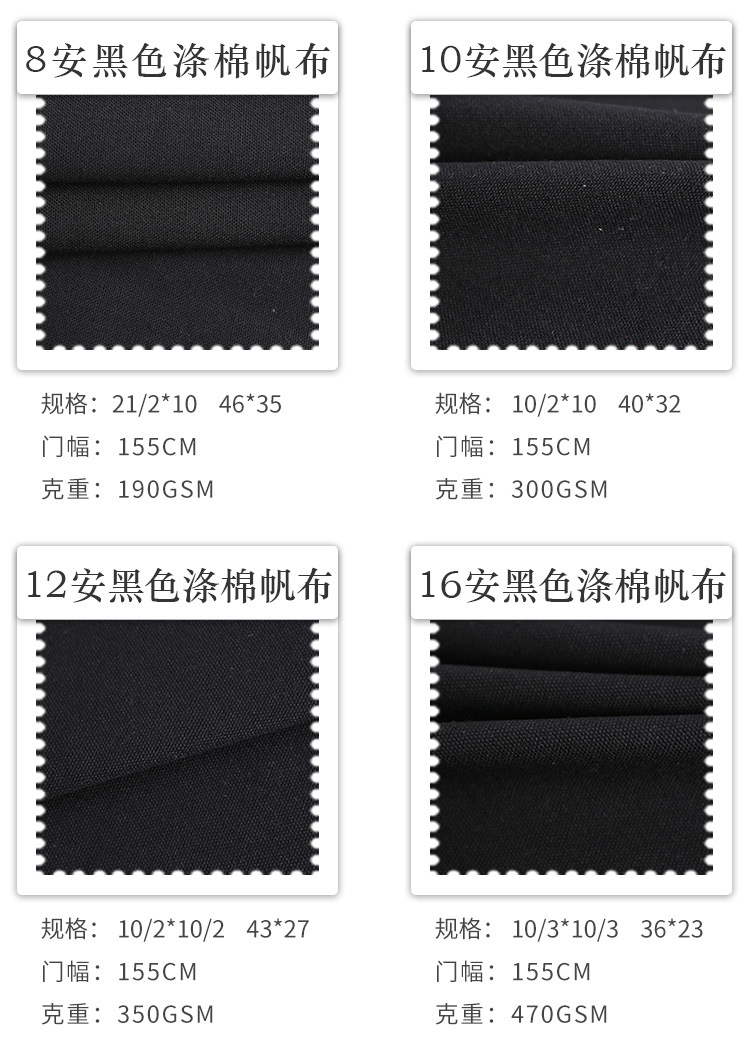 Wholesale of 5-ampere, 6-ampere, 8-ampere, 12-ampere, 16-ampere and 20-ampere polyester-cotton canvas fabric, dyed canvas bags and coarse canvas fabric pic 19