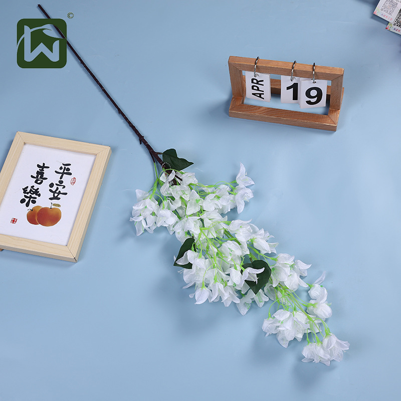 三角玫装饰摆件花仿真花假花酒店家居客厅田园风古典摄影道具批发详情4