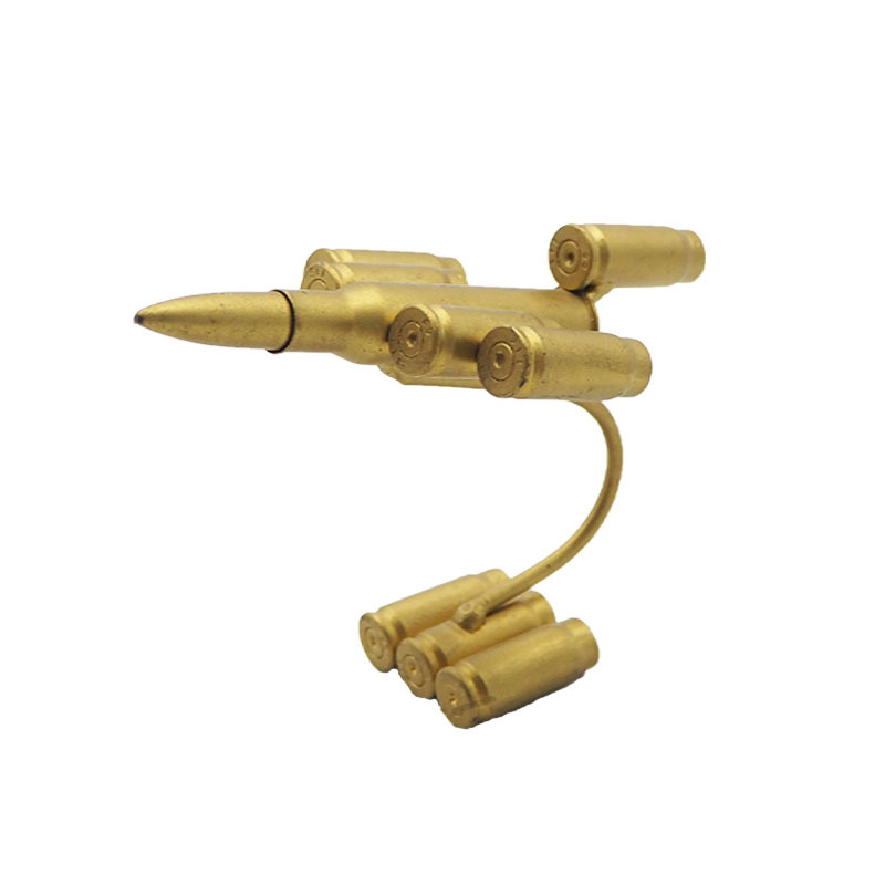 Wholesale of bullet case handicrafts, bullet case welding small aircraft, the smallest take-off small aircraft bullet case model ornaments pic 7