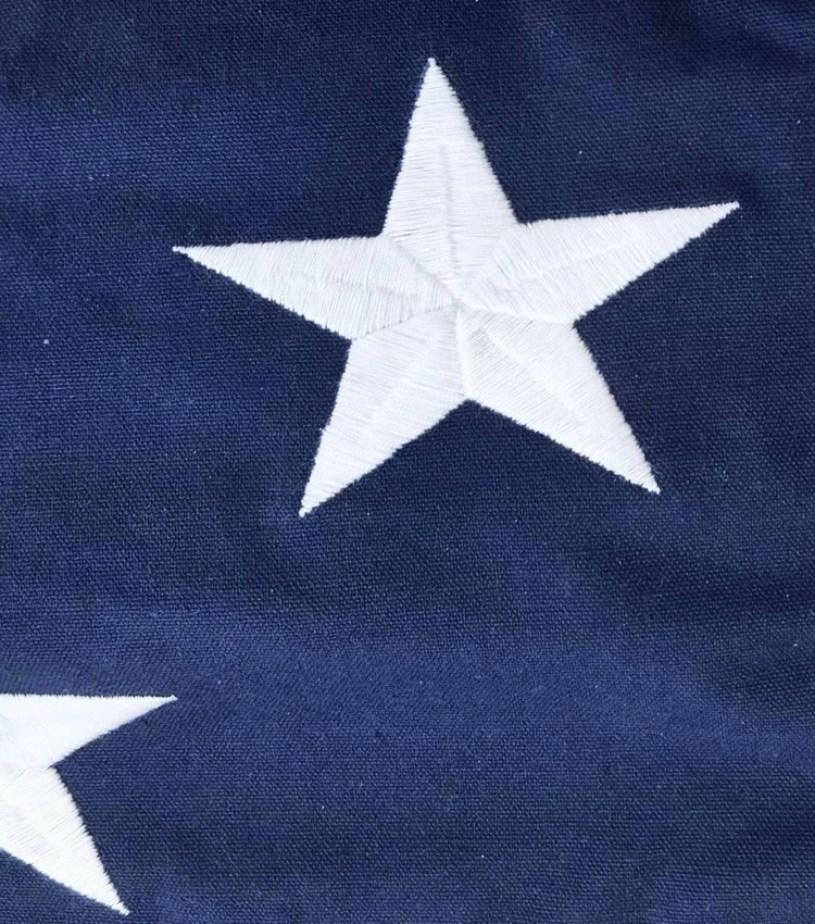 跨境供应 刺绣美国旗绣花全棉葬礼旗各种款式美国旗支持定制详情11