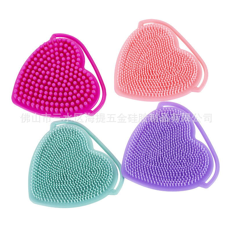 Silicone multi-functional cleaning brush for face washing on the front and scrubbing on the back. Exclusive for export. Exclusive for export pic 7