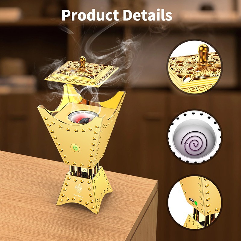The new Middle East version electronic aroma diffuser OUD Bukhoor Bakhoor pic 2
