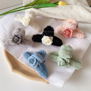 黑色发夹韩国一字夹成人波浪夹子头饰边夹少女钢夹简约刘海小发卡详情12