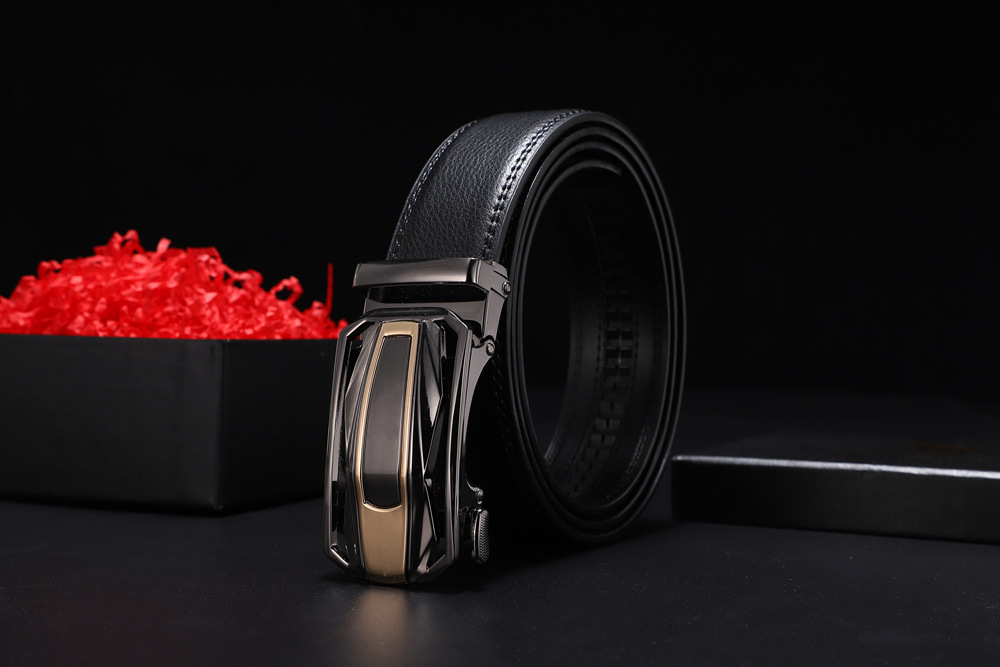 跨境热卖皮带男牛皮男士腰带二层牛皮时尚商务休闲百搭男式裤腰带详情11