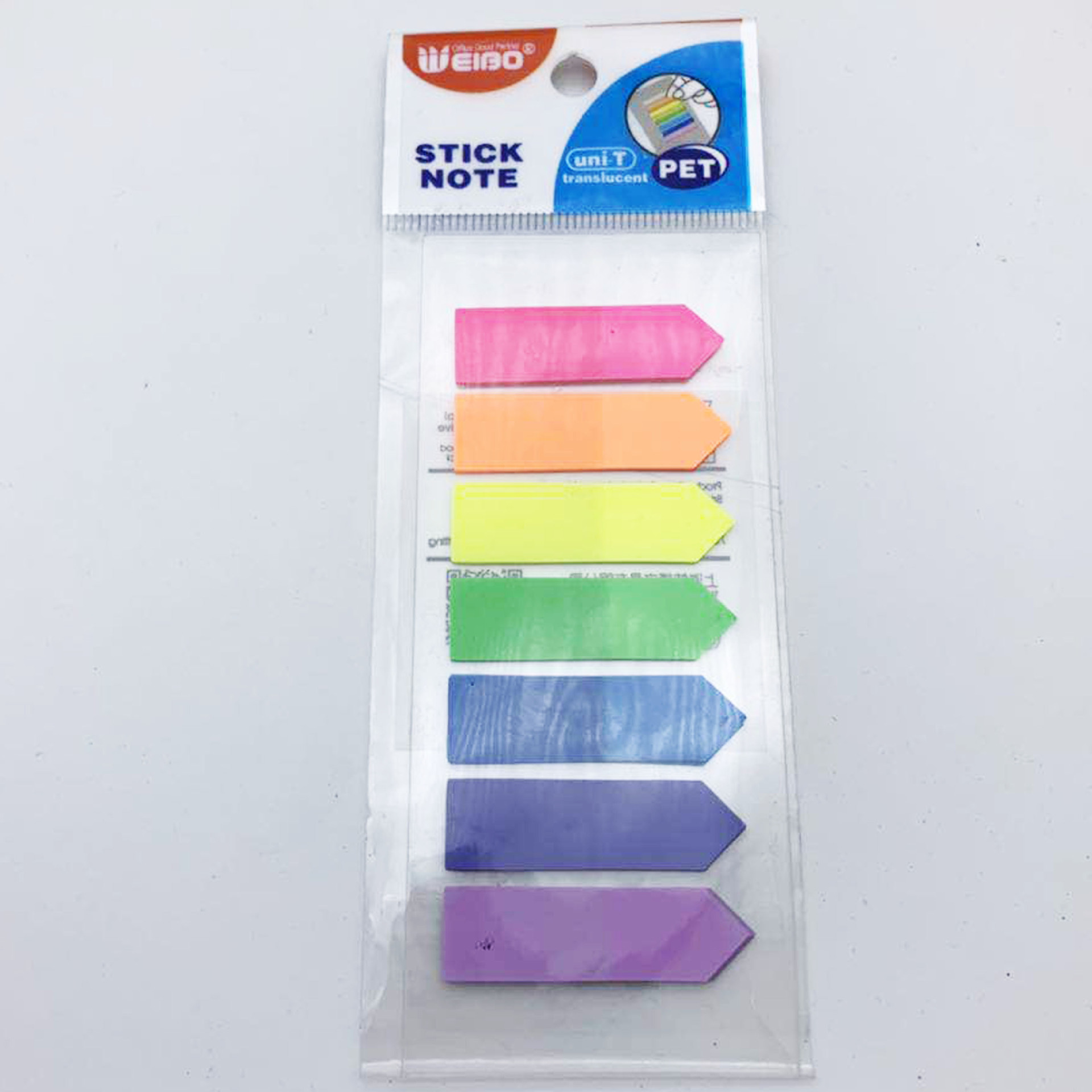 Weibo Sticky Notes PET Office and School Student Special Adhesive WB-21113 Factory Direct Sale pic 2