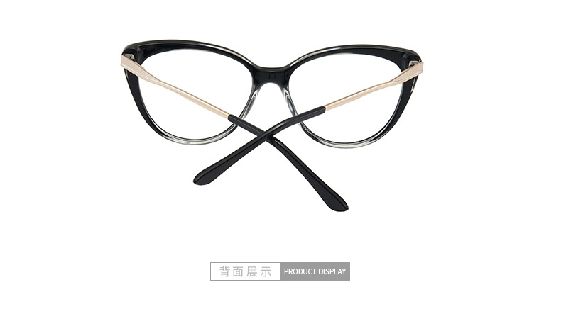 New fashionable anti-blue light glasses, cross-border European and American cat-eye frames, ins retro photosensitive color-changing glasses pic 13