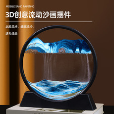 圆形流沙画3d立体动态沙漏家居装饰详情4