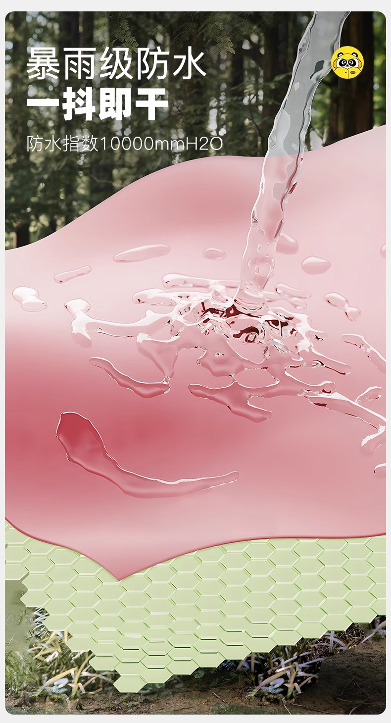 牧萌儿童雨衣男女孩全身防暴雨带书包位雨衣透气耐磨上学徒步雨披详情27