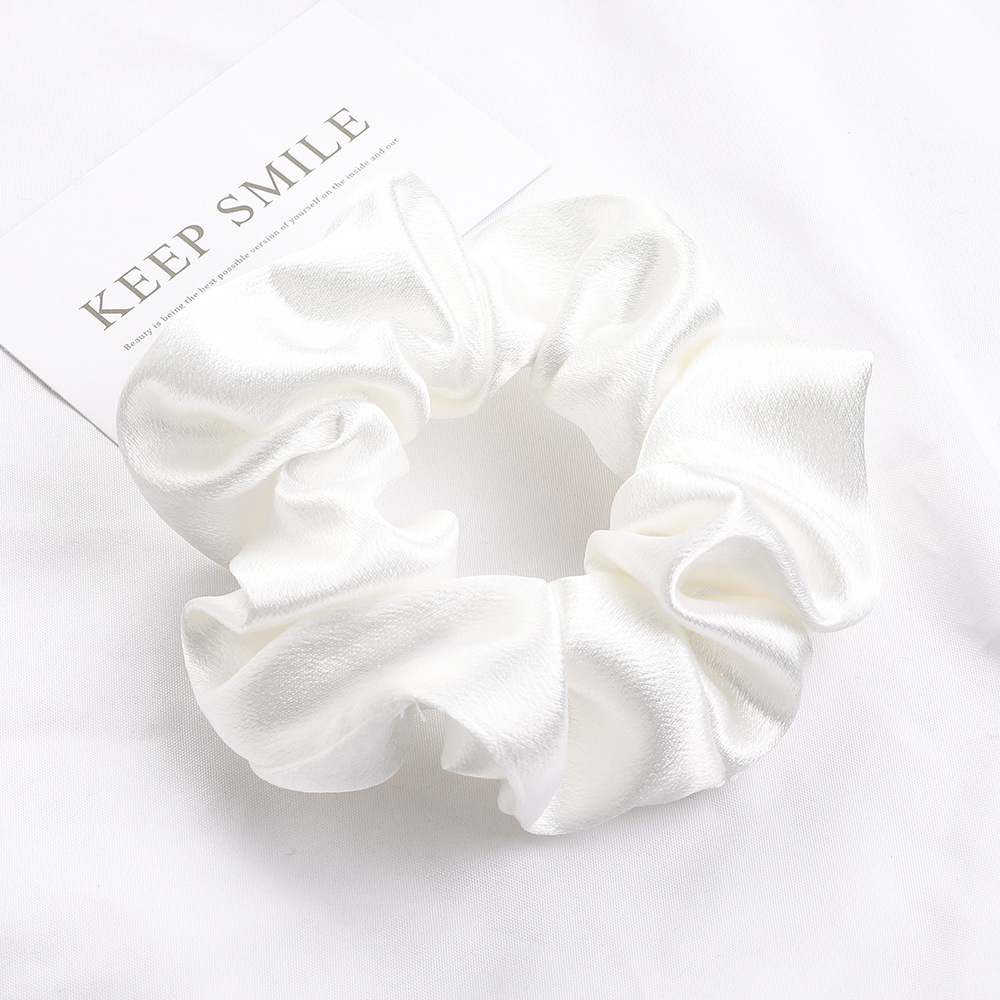 Qiyue Simple Large Intestine Hair Tie ins High-end Style Hair Tie Tie Ponytail Large Intestine Hair Tie Wholesale pic 36