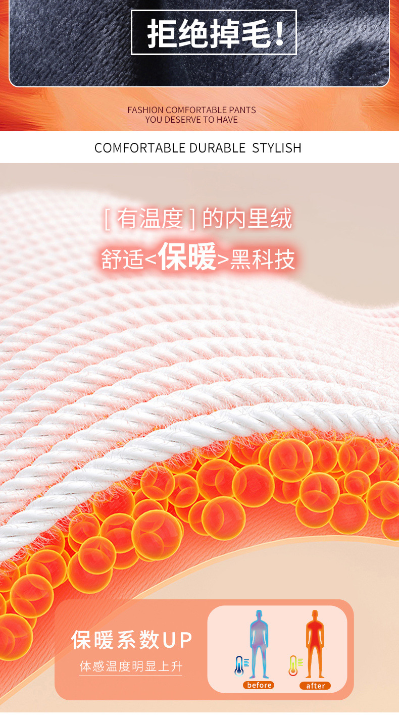 高端潮流牛仔裤男士秋冬新款轻奢时尚修身小脚百搭弹力休闲长裤子详情5