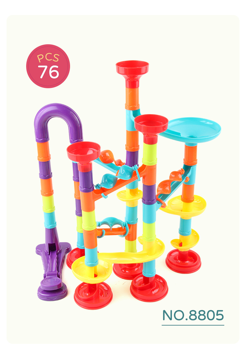 Nuevo juguete de puzzle bebé catapular mutante slide bloque de construcción ensamblado bloques de construcción tridimensional laberinto de tuberías juego de enseñanza temprana pic 29