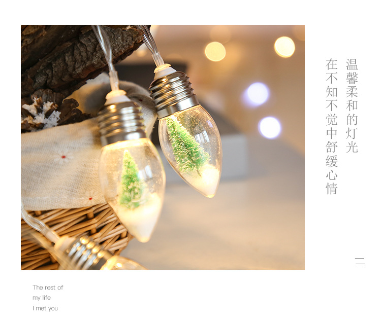 New cross-border led wishing bottle, Christmas decorative light, battery box, ins girlish photo props in stock for wholesale pic 5