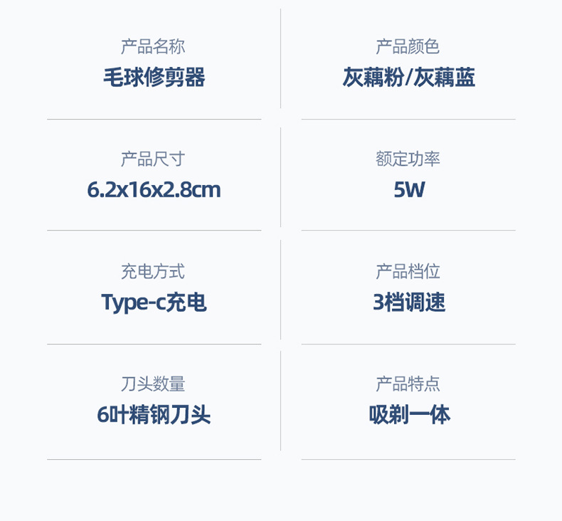 新款USB充电毛球修剪器剃毛器除毛机宿舍家用衣物毛衣毛球修毛器详情18