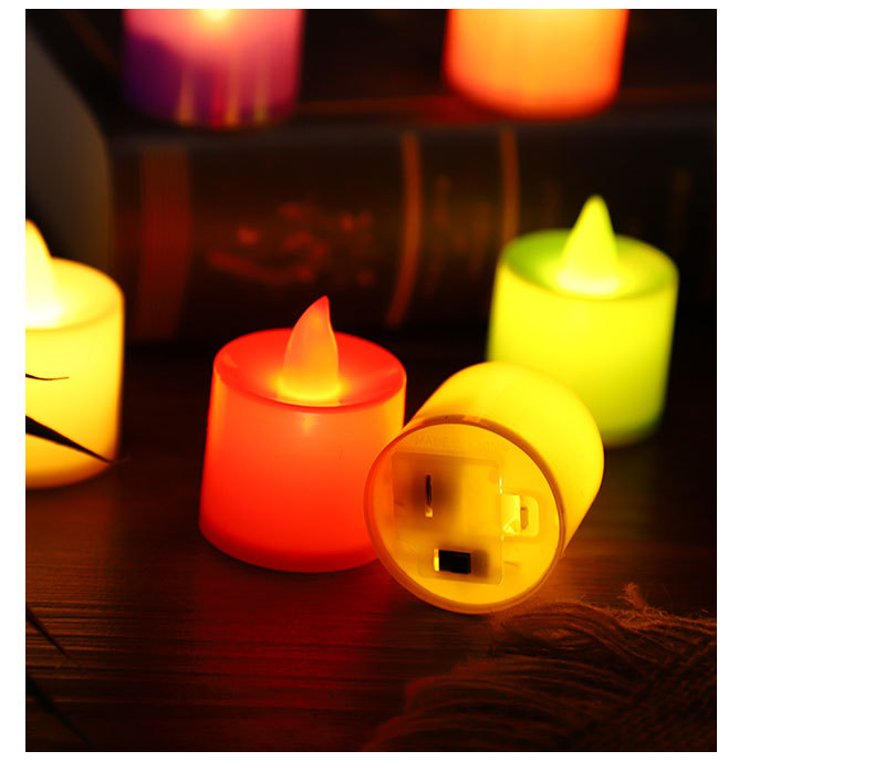Factory direct sales of LED electronic candles that do not heat up. Wholesale of long-lasting craftsmanship tea wax for birthday and proposal lovers pic 12