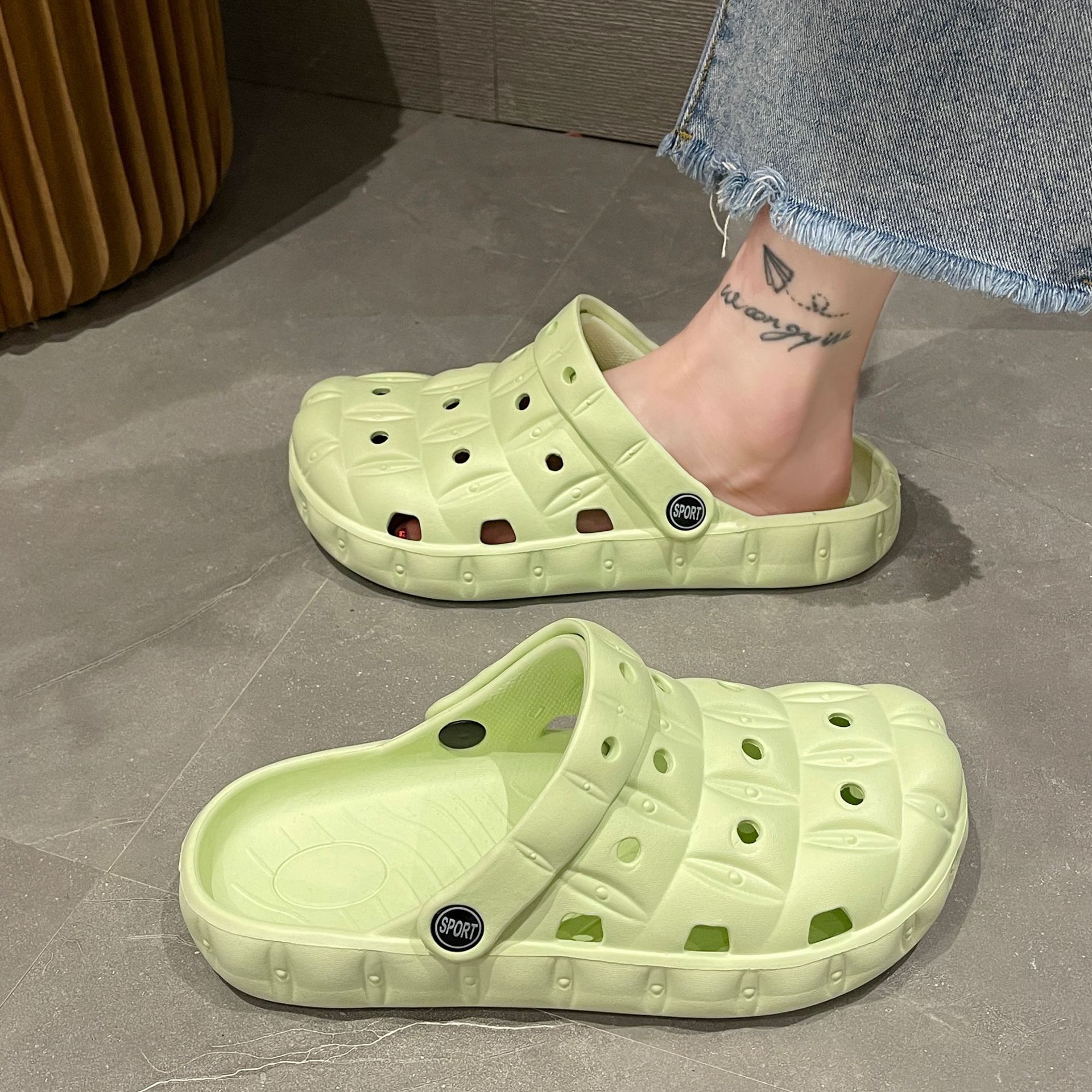 跨境夏季拖鞋防滑防臭eva居家女踩屎感浴室不臭家用凉拖鞋男批发详情5