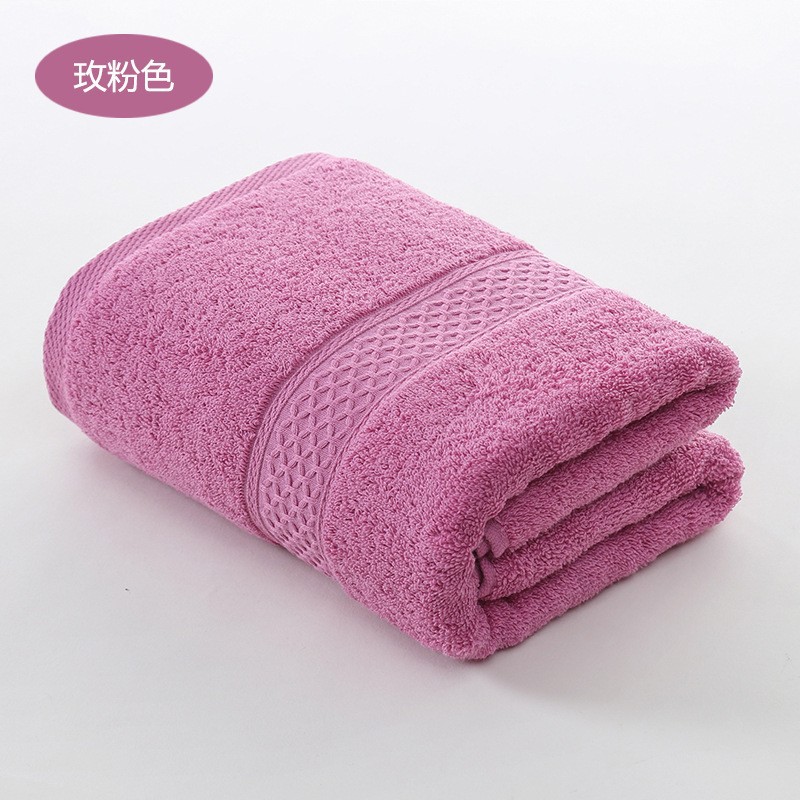 Wholesale pure cotton bath towels 80*160 thickened and enlarged bath towels with water absorption. Wholesale pure cotton bath towels for home use, hotels and beauty salons pic 23