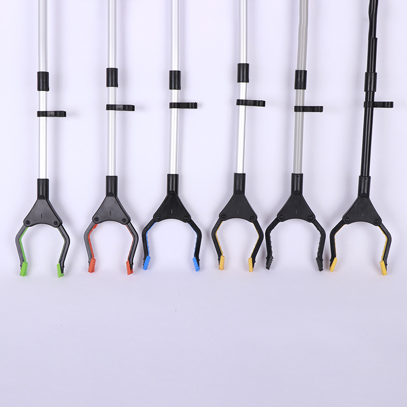 Foldable garbage collector for sanitation, cigarette butt picker, garbage collector, sanitary garbage tongs with magnets, garbage tongs pic 37