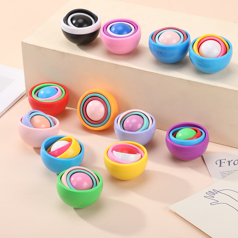 亚马逊热卖3D指尖万向数字陀螺益智陀螺fidget Gyroscope厂家直销详情4