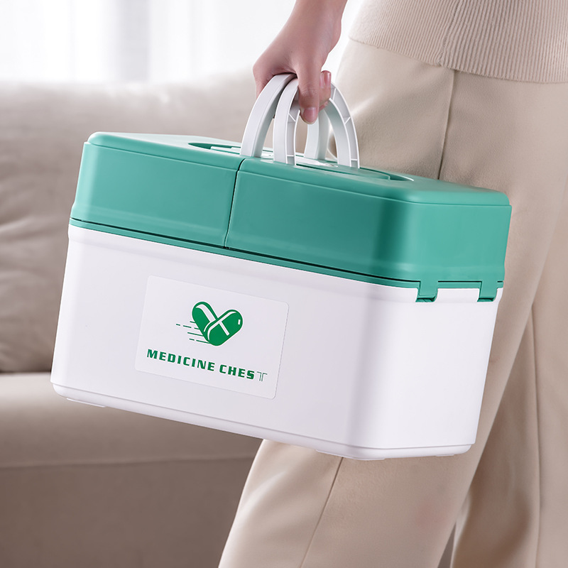 多层药箱家庭装家用大容量医药箱药物收纳盒药品收纳箱急救医疗箱详情3