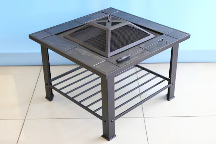 Wholesale of multi-functional barbecue tables, outdoor fire basins, charcoal grills, villa grills, courtyard BBQ, factory direct sales pic 9