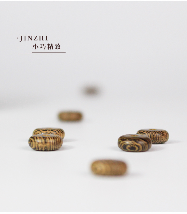 鸡翅木隔片药片3*8MM散珠木垫片DIY佛珠念珠配件隔珠材料文玩饰品详情4