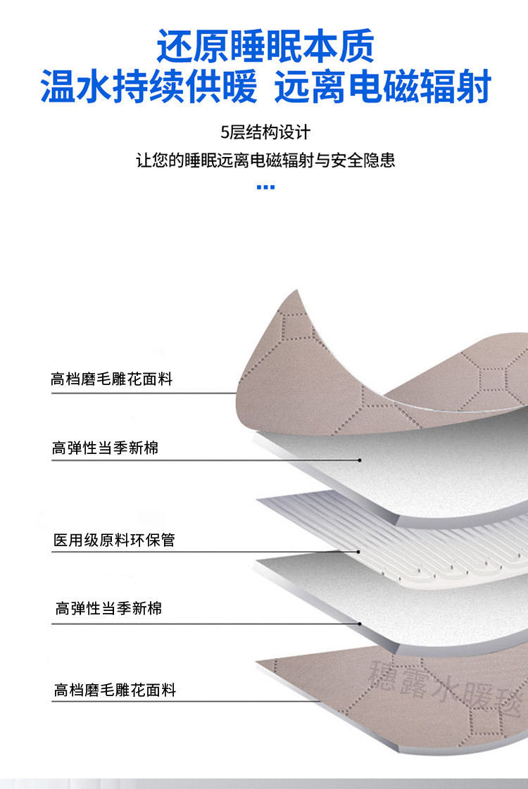 Customized water heating blanket, individual blanket, ultrasonic water heating blanket, individual blanket body pic 1