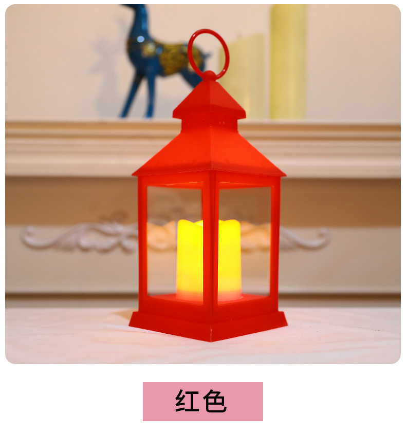 Cross-border wholesale of 2021 new electronic LED candles, wind lamps, decorative items, home decoration products, scene and atmosphere lights pic 4