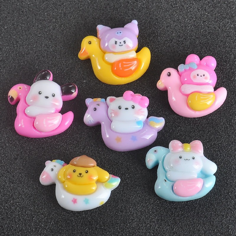 New diy small accessories for food and play refrigerator stickers, versatile resin accessories, fashionable cartoon and cute stickers pic 35