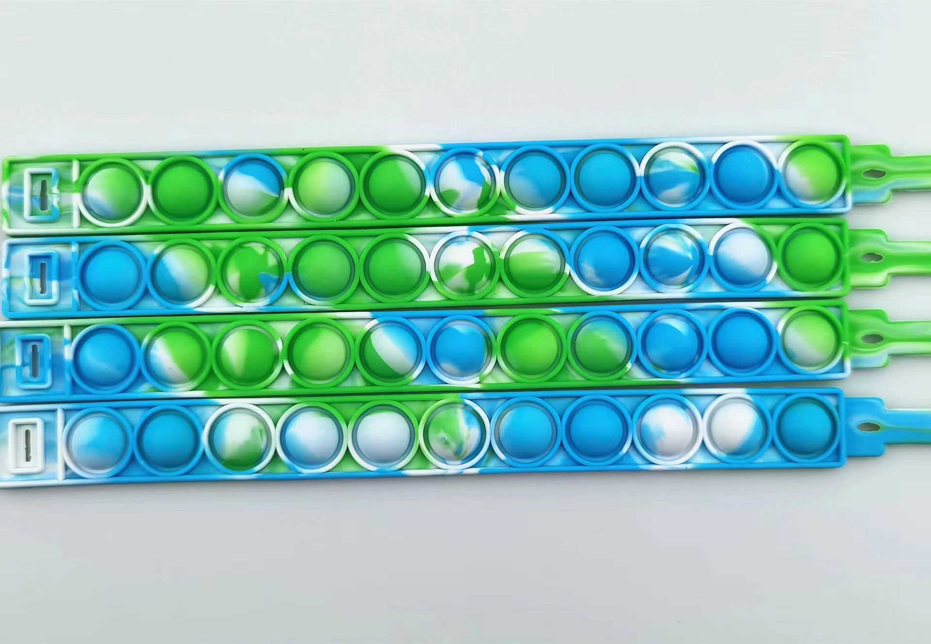 In-stock rat killer Pioneer Wristband, Rainbow Wristband, silicone, stress-relieving bubble, intelligence, stress-relieving, finger press music Band watch pic 10