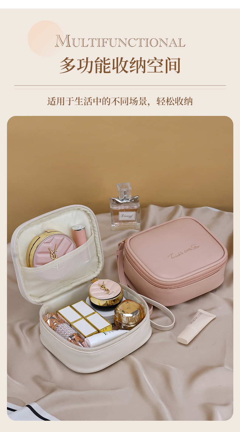 PU便携奶油口红包 随身携带化妆包 学生专用小号收纳包 姨妈巾月事包整理收纳 其他分类化妆品整理包详情4