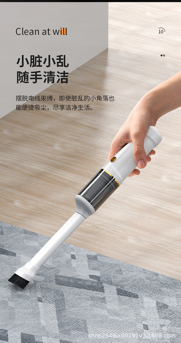 车载吸尘器无线车用汽车吸尘器小型大吸力手持式迷你大功率吸尘机详情13