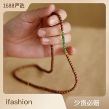 Natural small walnut pumpkin 11mm monkey head bracelet, single-circle Buddhist prayer beads bracelet for men and women, simple Chinese style pic 17