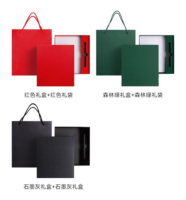 A5 high-end elastic band binding notebook, business office notepad gift box set, customized logo for annual meeting gifts pic 21