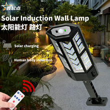 Cross-border solar stainless steel small tube lamp, outdoor waterproof courtyard ground insert lamp, garden landscape solar lawn lamp pic 3