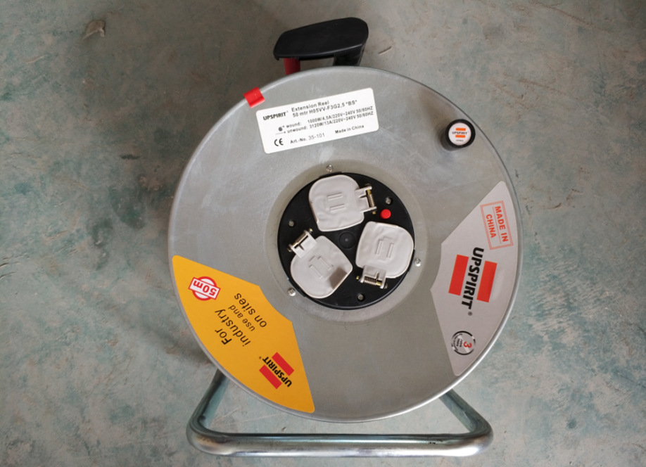 Export 50-meter circular wire, portable industrial wire reels, cable reels, Saudi reels, mobile household wire reels pic 4
