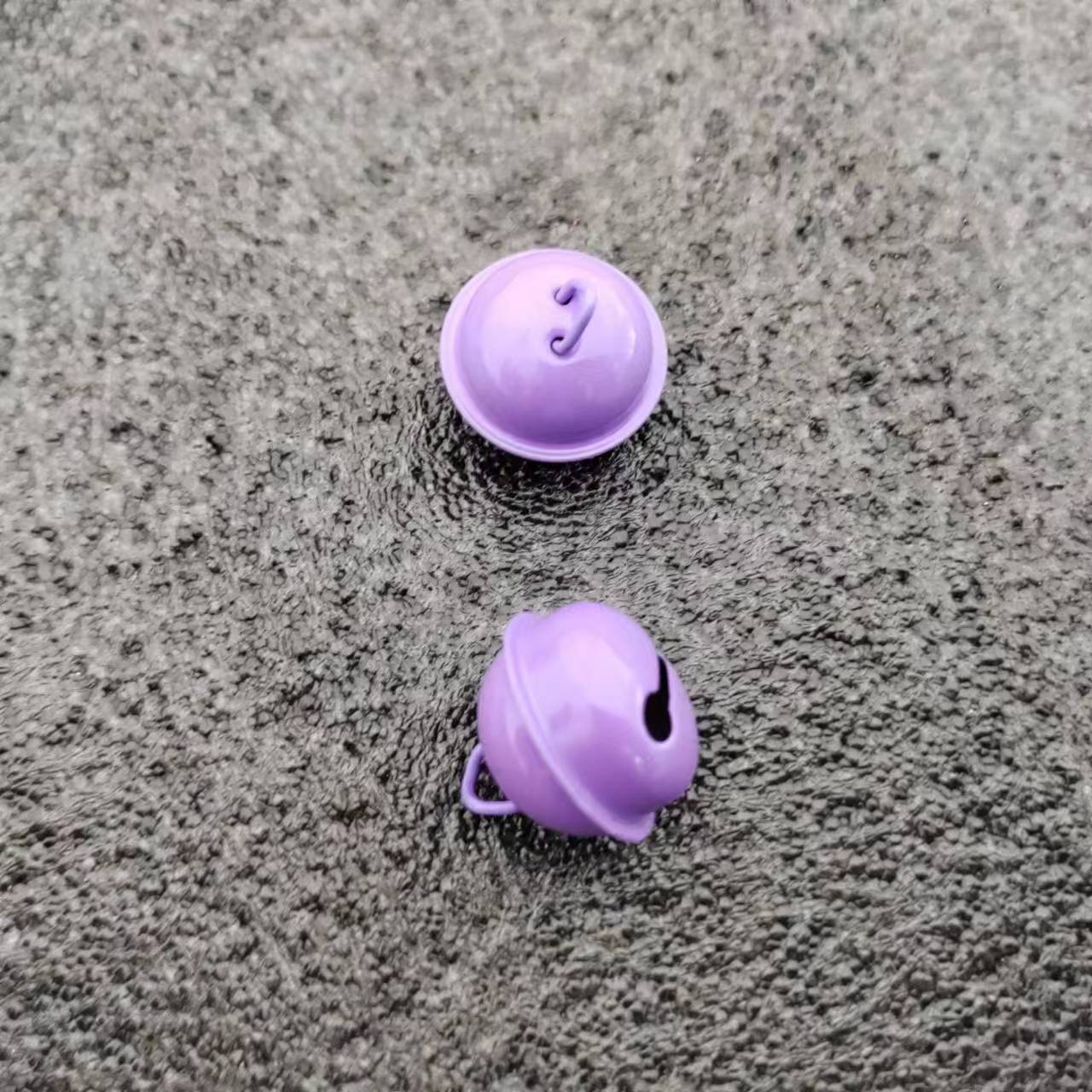 Factory wholesale of colorful one-character small bells, red Christmas cross bell pendants, decorative silver copper bells pic 33