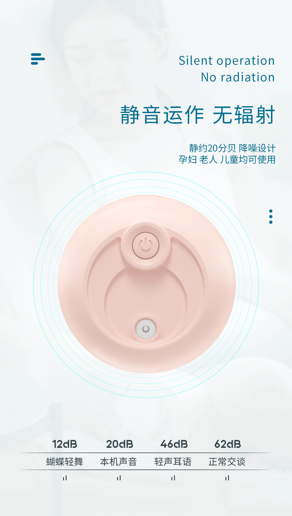 New colorful water drop humidifier USB spray night light silent home mini aromatherapy air humidifier gift pic 52