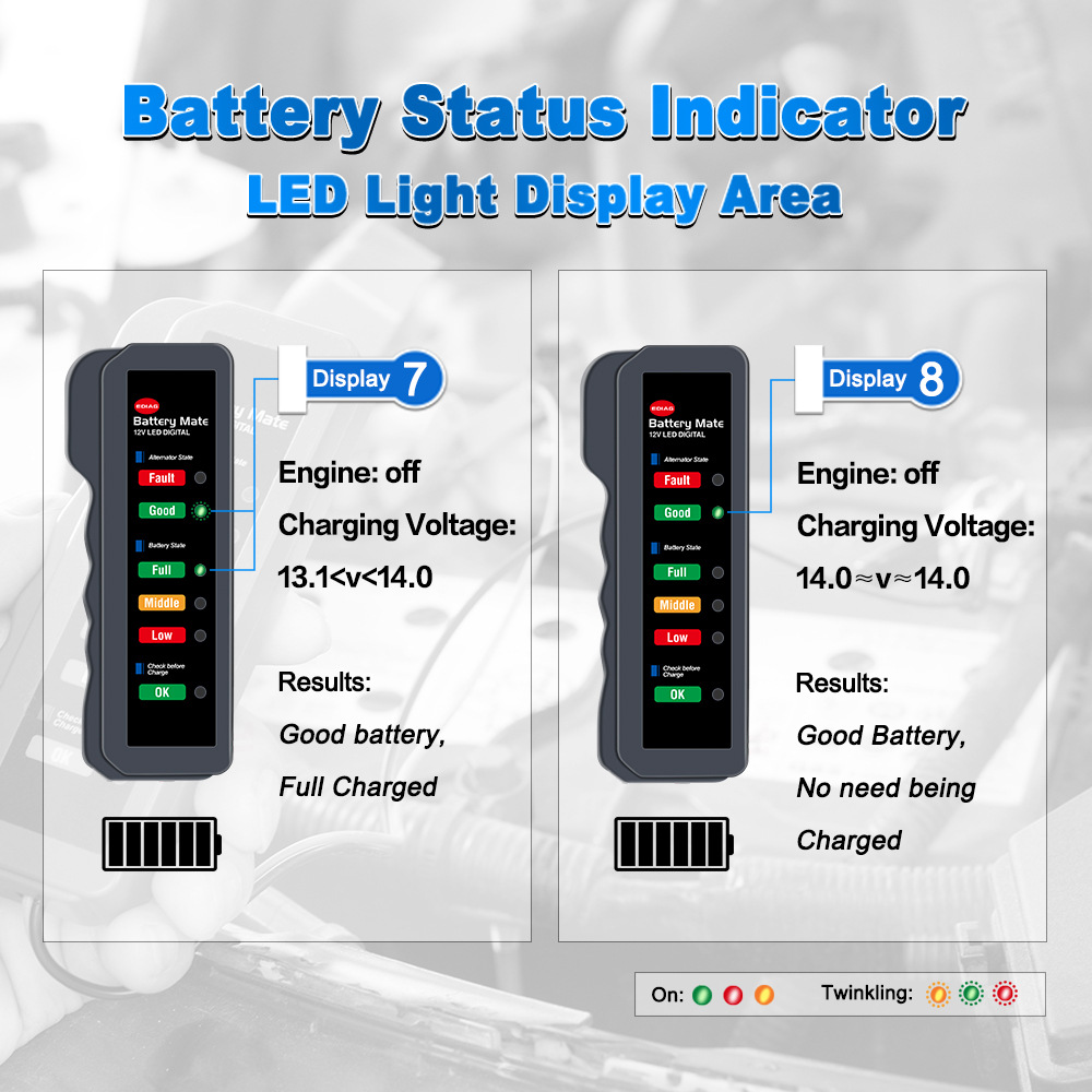 汽车蓄电池检测仪电瓶测试仪12V battery tester外贸热销点烟器款详情7