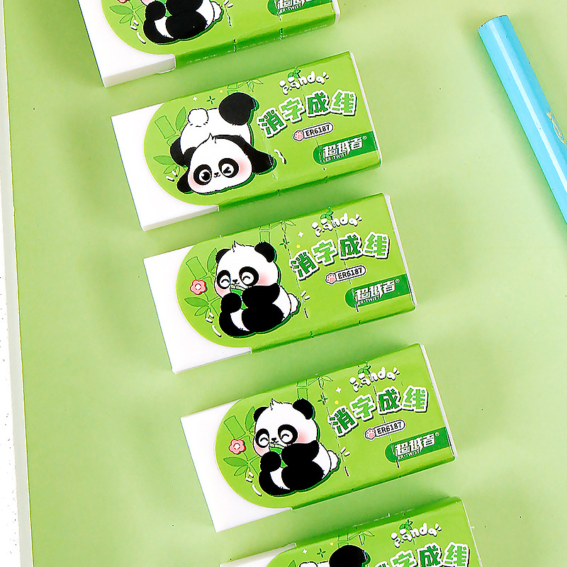 Bear meow fat da eraser para estudiantes de primaria especial borrador de caracteres en línea borrador de dibujos animados lindo fácil de limpiar pic 5